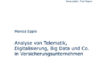 Analyse von Telematik Digitalisierung Big Data u