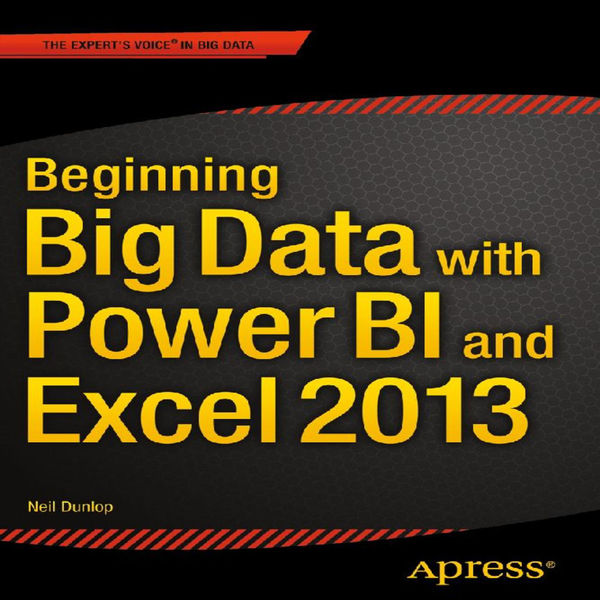 Beginning Big Data with Power BI and Excel 2013