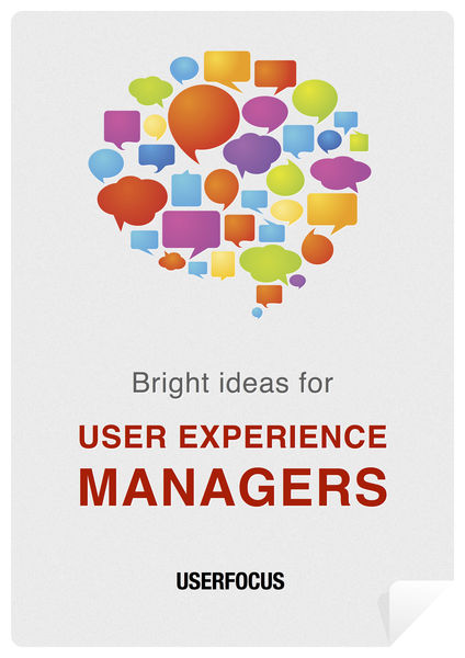 Bright Ideas for User Experience Managers
