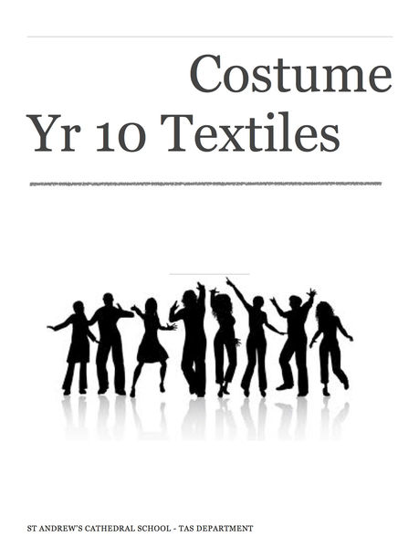 Costume Yr 10 Textiles Technology