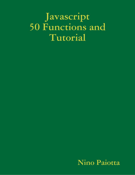 Javascript 50 Functions and Tutorial