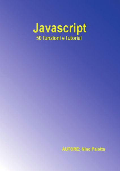 Javascript   50 funzioni e tutorial