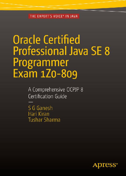 Oracle Certified Professional Java SE 8 Programmer...