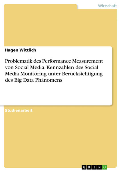 Problematik des Performance Measurement von Social...