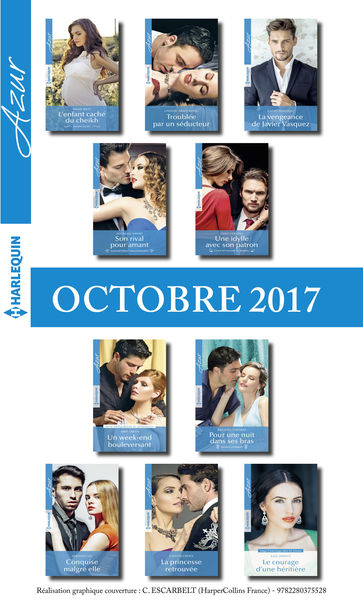 10 romans Azur (nº3875 à 3884 Octobre 2017)