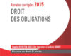 annales corrigees 2015 droit des obligations
