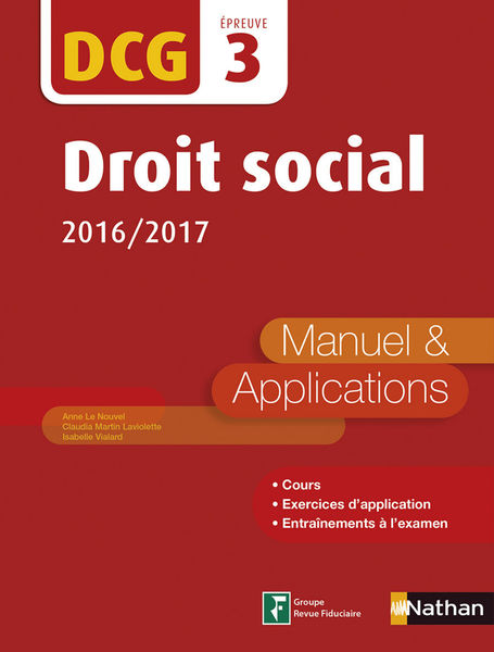 DCG 3 : Droit social 2016/2017