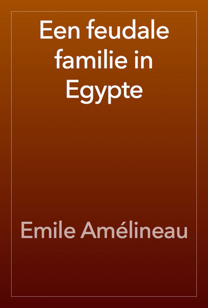 Een feudale familie in Egypte