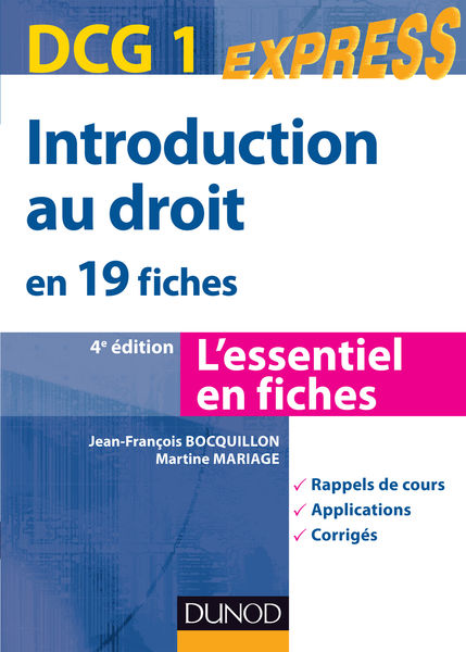 Introduction au droit DCG 1- 4e édition 1 Introduction au droit DCG 1 4e édition