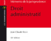 memento de la jurisprudence droit administratif