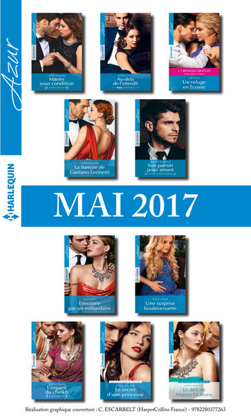 10 romans Azur + 1 gratuit (nº3825 à 3834   Mai 20...