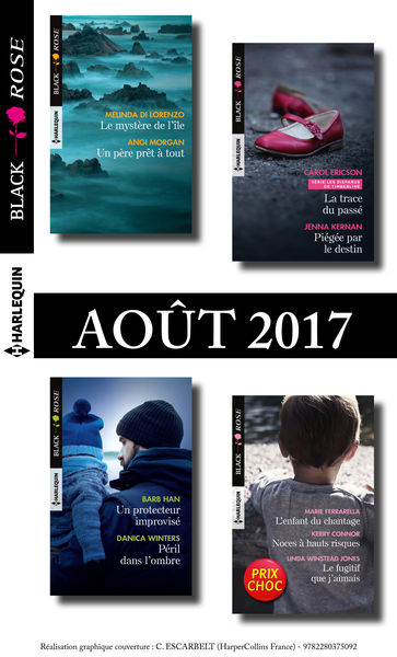 9 romans Black Rose (nº440 à 442   Aout 2017)