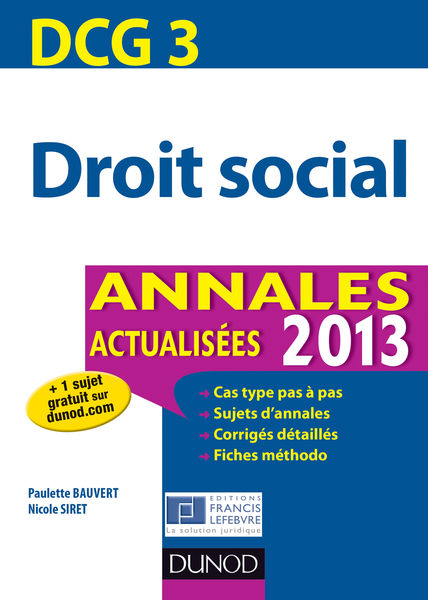 DCG 3   Droit social   4e éd.