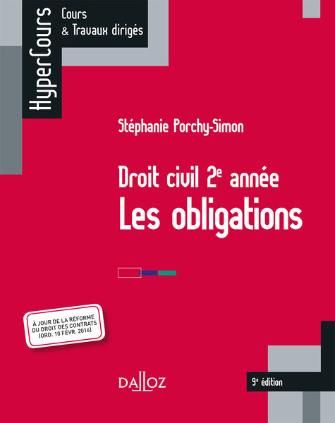 Droit civil 2e année. Les obligations 1 Droit civil 2e année. Les obligations