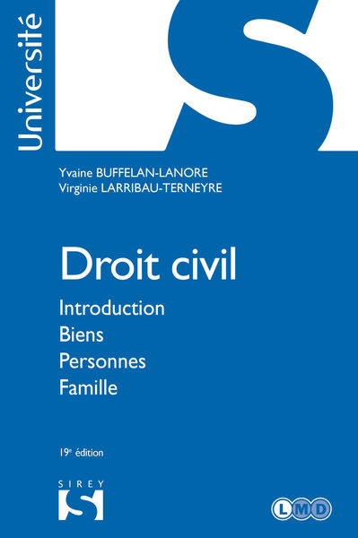 Droit civil. Introduction Biens Personnes Famille