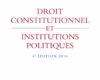 droit constitutionnel et institutions politiques