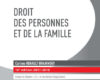 droit des personnes et de la famille 2017 2018