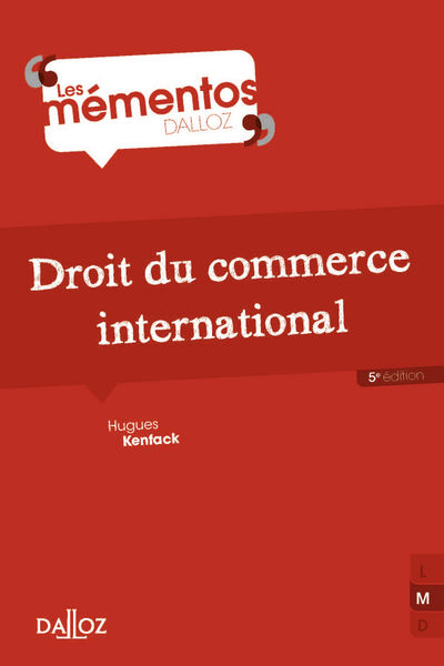 Droit du commerce international   5e éd.
