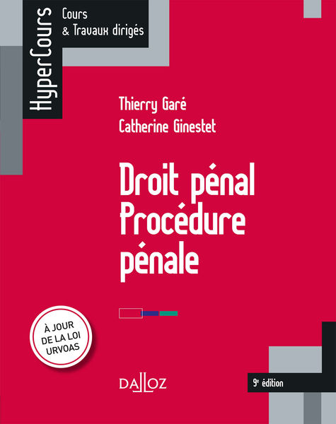 Droit pénal. Procédure pénale