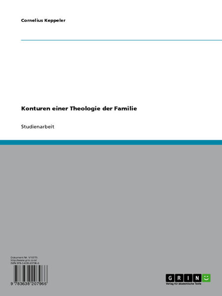 Konturen einer Theologie der Familie