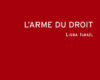 larme du droit