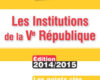les institutions de la ve republique 2014 2015