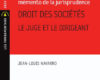 memento de la jurisprudence droit des societes le