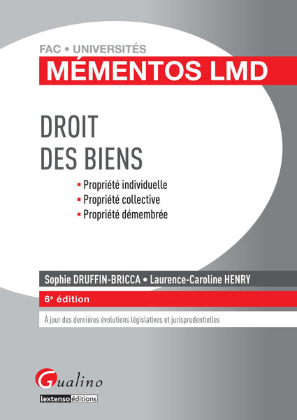 Mémentos LMD   Droit des biens