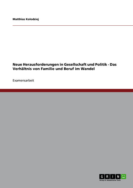 Neue Herausforderungen in Gesellschaft und Politik