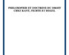 philosophie et doctrine du droit chez kant fichte