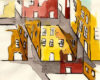 rues se coupant a angle droit