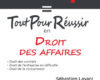 tout pour reussir en droit des affaires