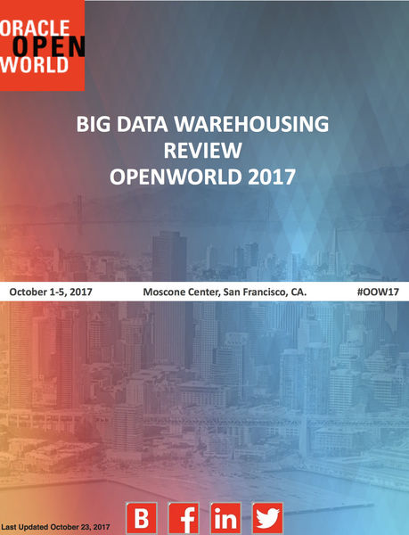 Big Data Warehousing Review of Oracle OpenWorld 20...