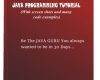 java programming tutorial with screen shots many