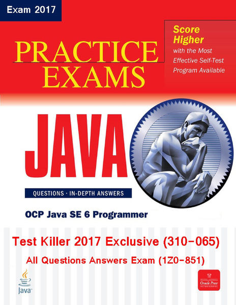 Killer Test SCJP 310 065 (Exam 1Z0 851) Exclusive ...
