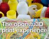 the opqrstu3d print experience