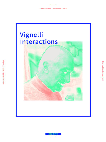 Vignelli Interactions 1 Vignelli Interactions