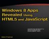 windows 8 apps revealed using html5 and javascript