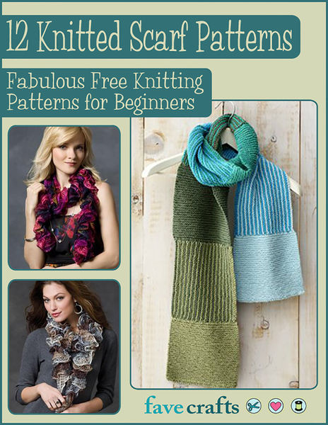 12 Knitted Scarf Patterns: Fabulous Free Knitting ...