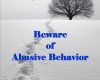 beware of abusive behavior relational self help s