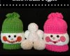 crocheted indoor snowball fight