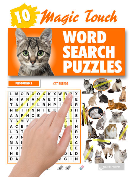 Magic Touch   Cat Breeds Word Search Puzzles