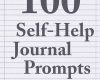 100 self help journal prompts