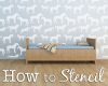how to stencil instructions by cute stencils