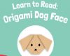 learn to read origami dog face