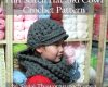 puff stitch hat and cowl crochet pattern