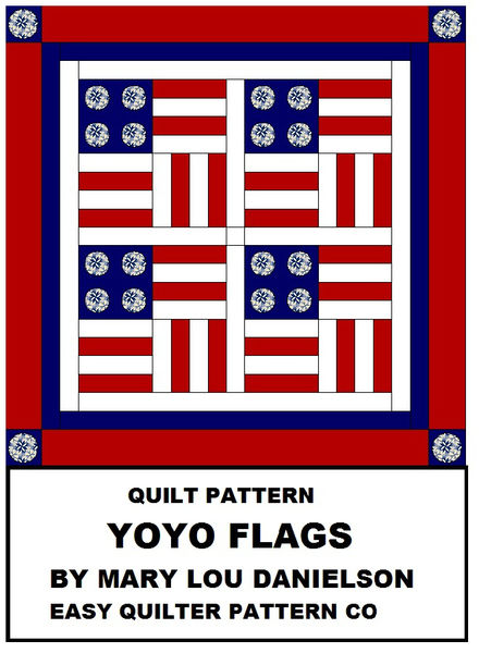 Quilt Pattern   Yo Yo Flags