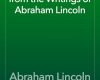 quotes and images from the writings of abraham lin