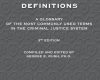 Criminal Justice Terms & Definitions