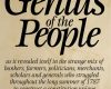 genius of the people